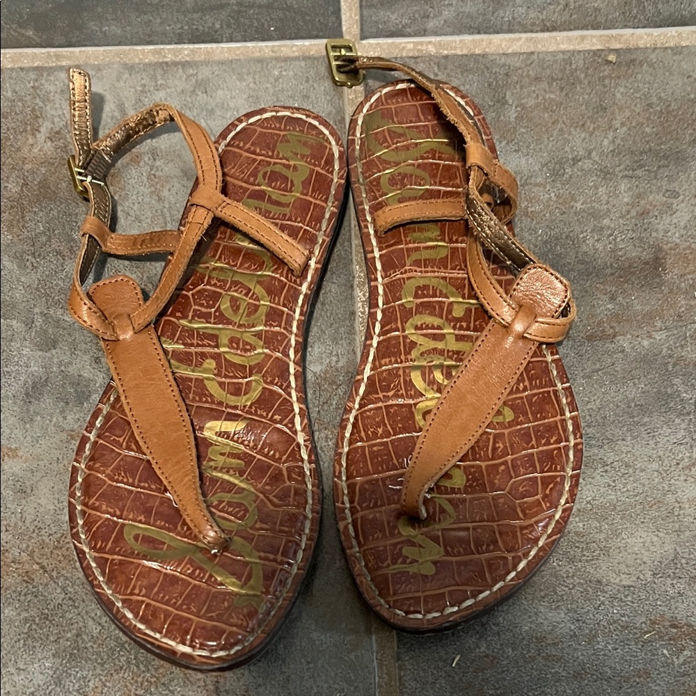 Sam Edelman Tan Strappy Sandals